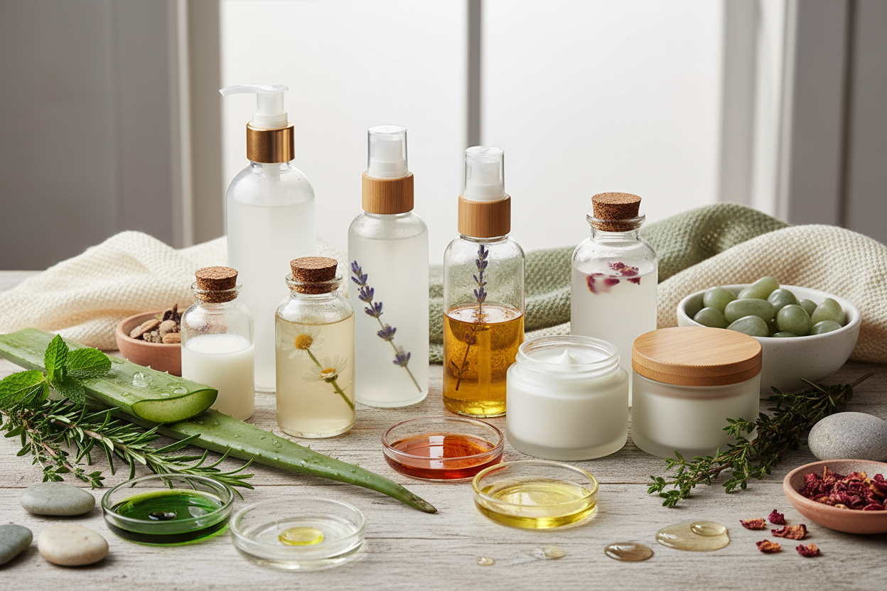 Natural Ingredients for Glowing Skin Care