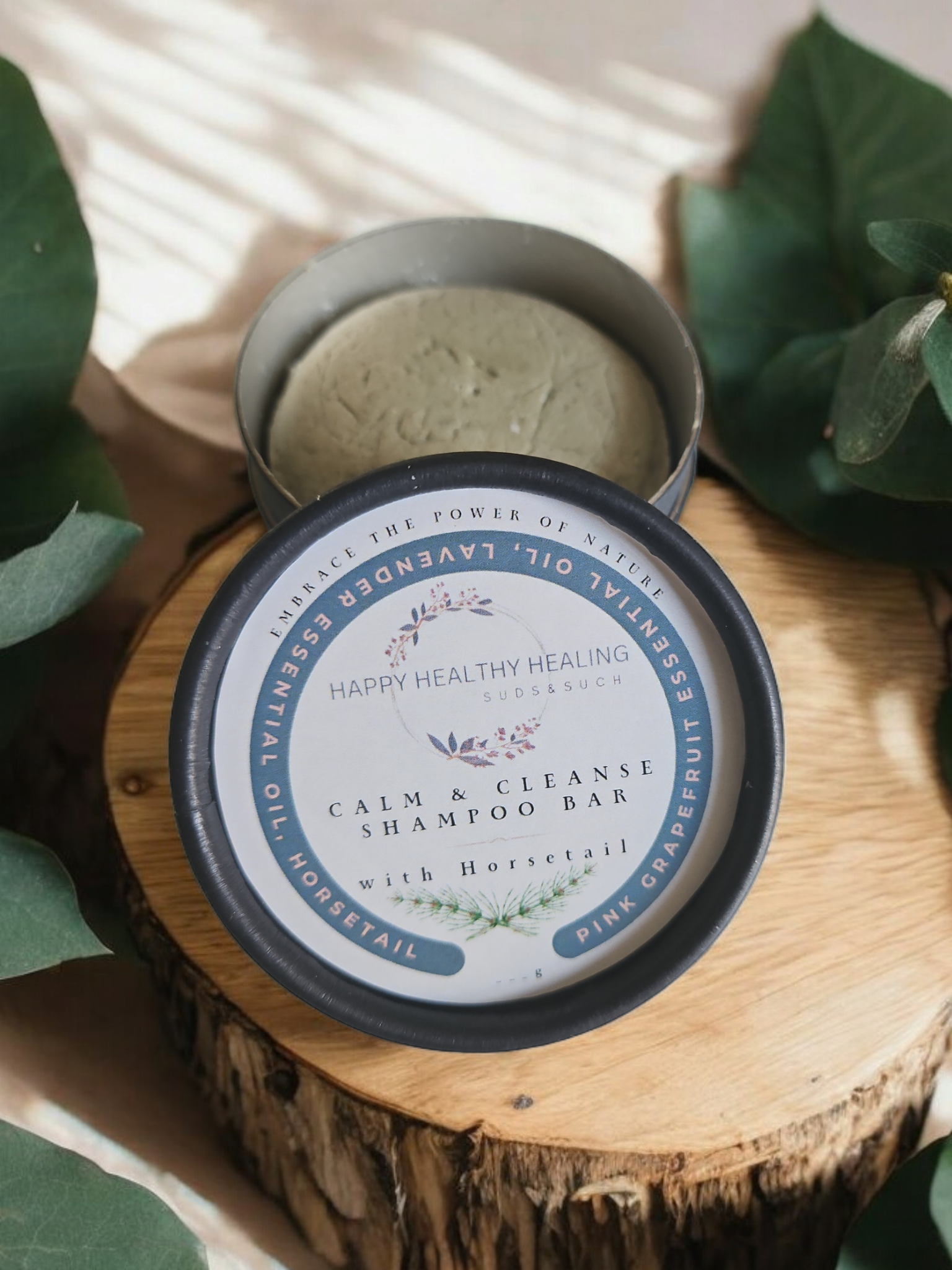 Calm and Cleanse  Horsetail Hair Shampoo Bar