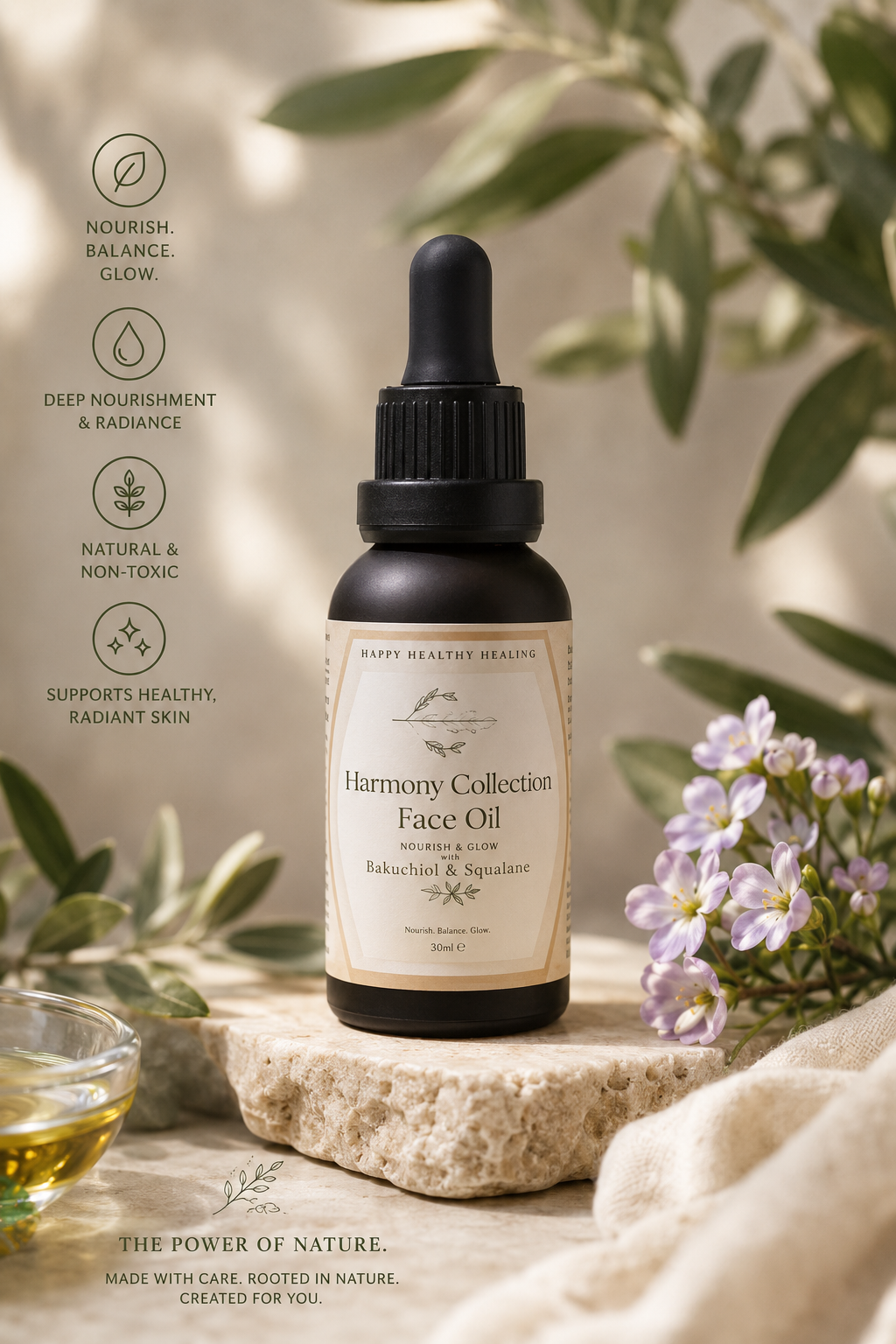 Harmony Face Oil – Deeply Nourishing with  Sytinol® A Bakuchiol