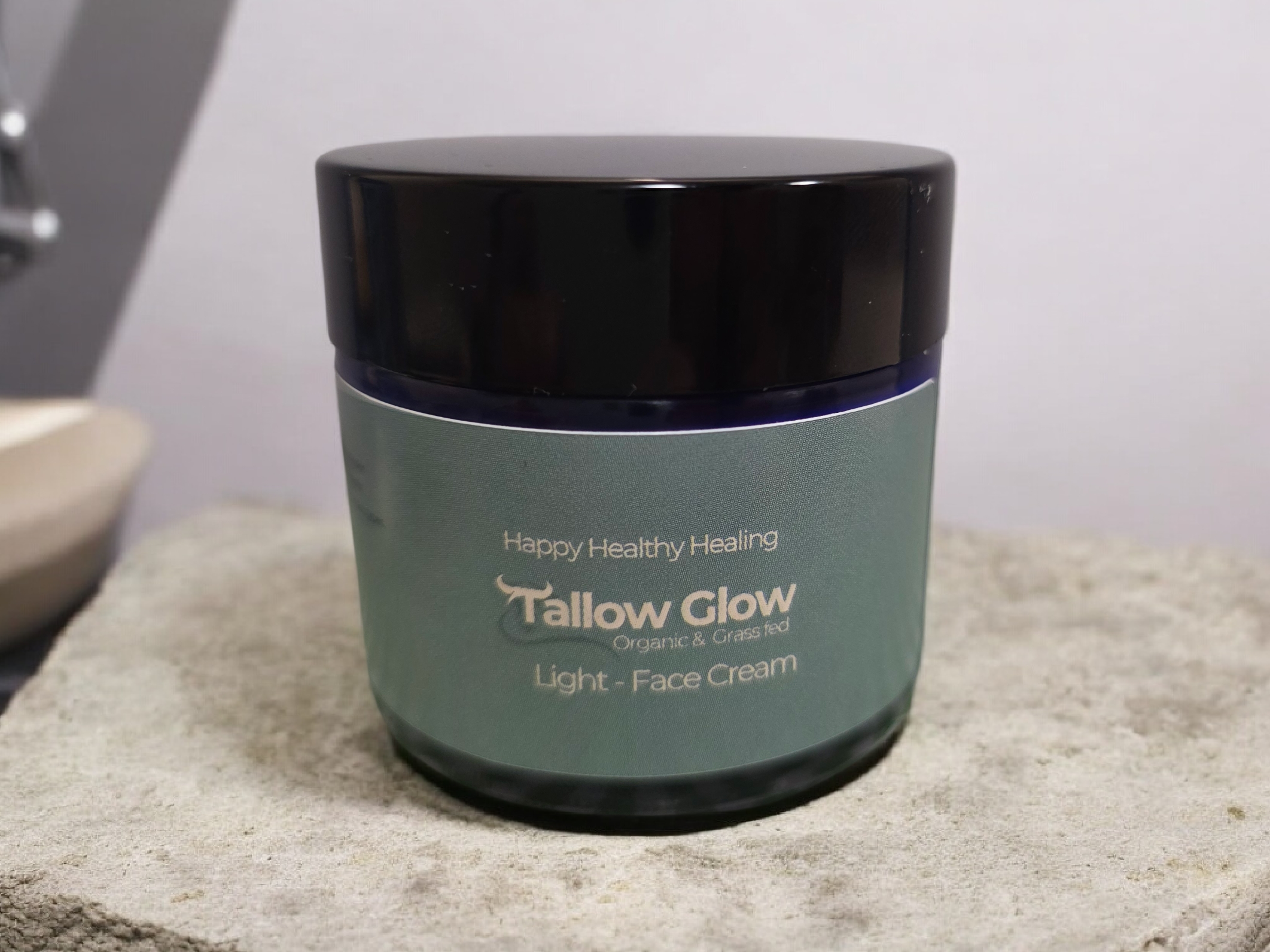 Refreshing Tallow Face Cream with Lemon Hydrosol & Hyaluronic Acid