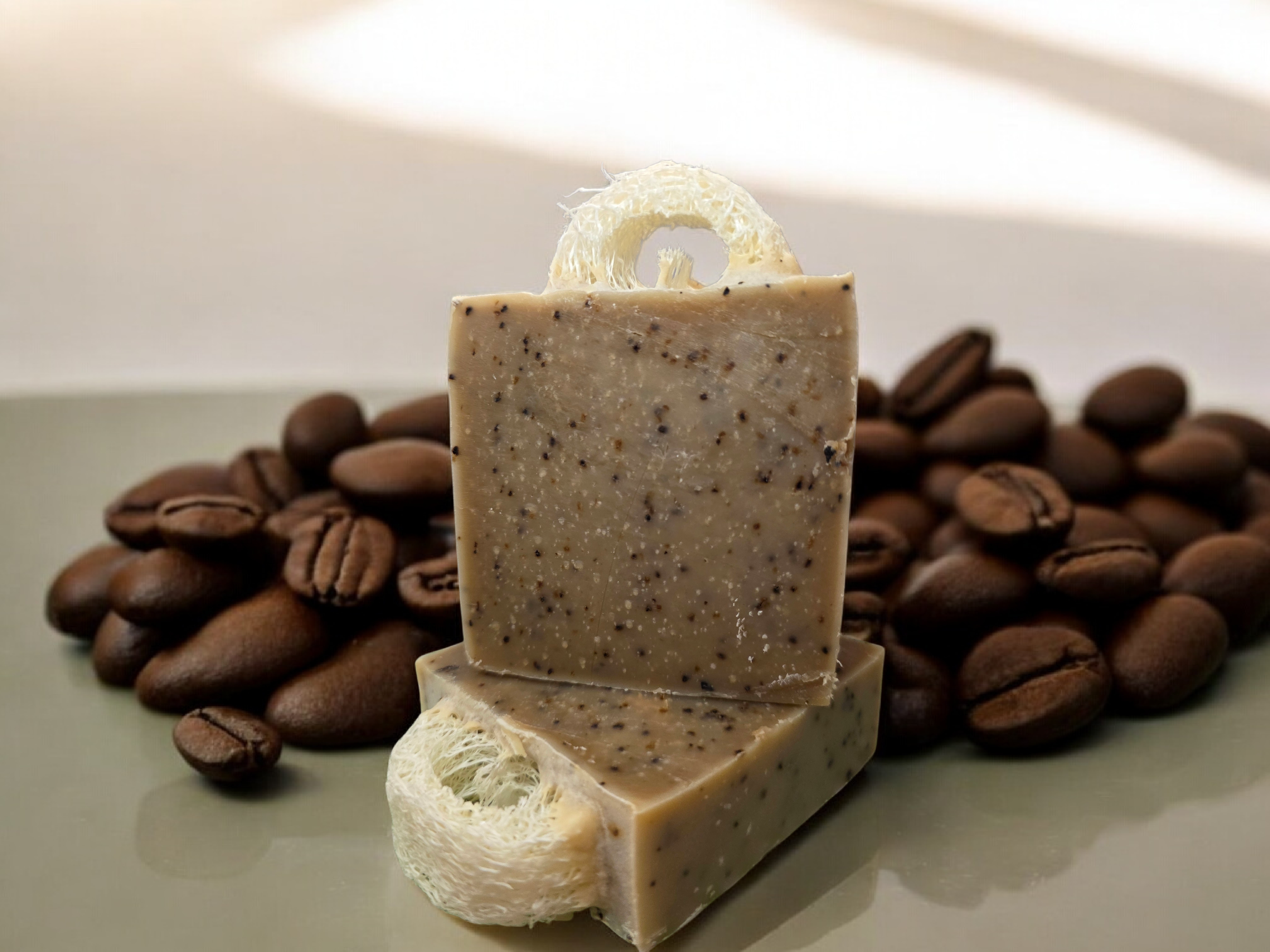 Natural Tallow Coffee Soap – Energizing & Aromatic Handmade Bar